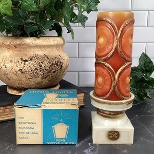 Vintage Candles & Holder-Radiant Originals & Penn Votive Lights